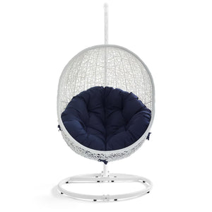Hide Outdoor Patio Swing Chair with Stand