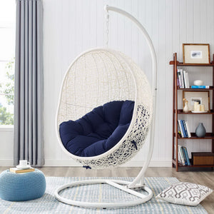 Hide Outdoor Patio Swing Chair with Stand