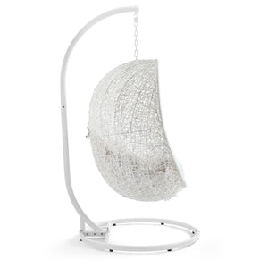 Hide Outdoor Patio Swing Chair with Stand