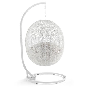 Hide Outdoor Patio Swing Chair with Stand
