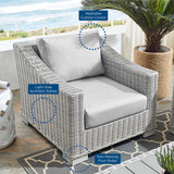 Conway Sunbrella Outdoor Patio Wicker Rattan Armchair by Modway