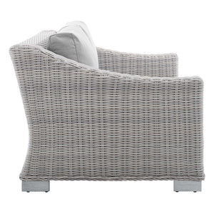 Conway Outdoor Patio Wicker Rattan Loveseat by Modway