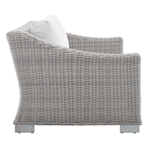 Conway Outdoor Patio Wicker Rattan Loveseat by Modway