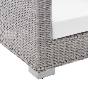Conway Outdoor Patio Wicker Rattan Loveseat by Modway
