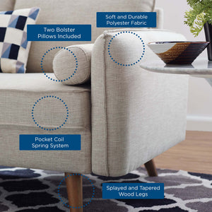 Revive Upholstered Fabric Sofa and Loveseat Set by Modway