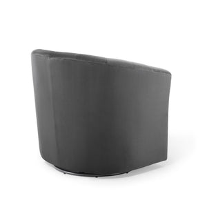 Prospect Performance Velvet Swivel Armchair by Modway