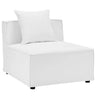 Saybrook Outdoor Patio Upholstered Sectional Sofa Armless Chair by Modway