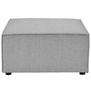 Saybrook Outdoor Patio Upholstered Sectional Sofa Ottoman by Modway