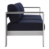 Shore Sunbrella Fabric Aluminum Outdoor Patio Sofa by Modway