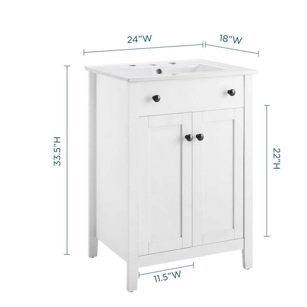 Nantucket 24" Bathroom Vanity by Modway