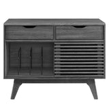 Render Vinyl Record Display Stand by Modway