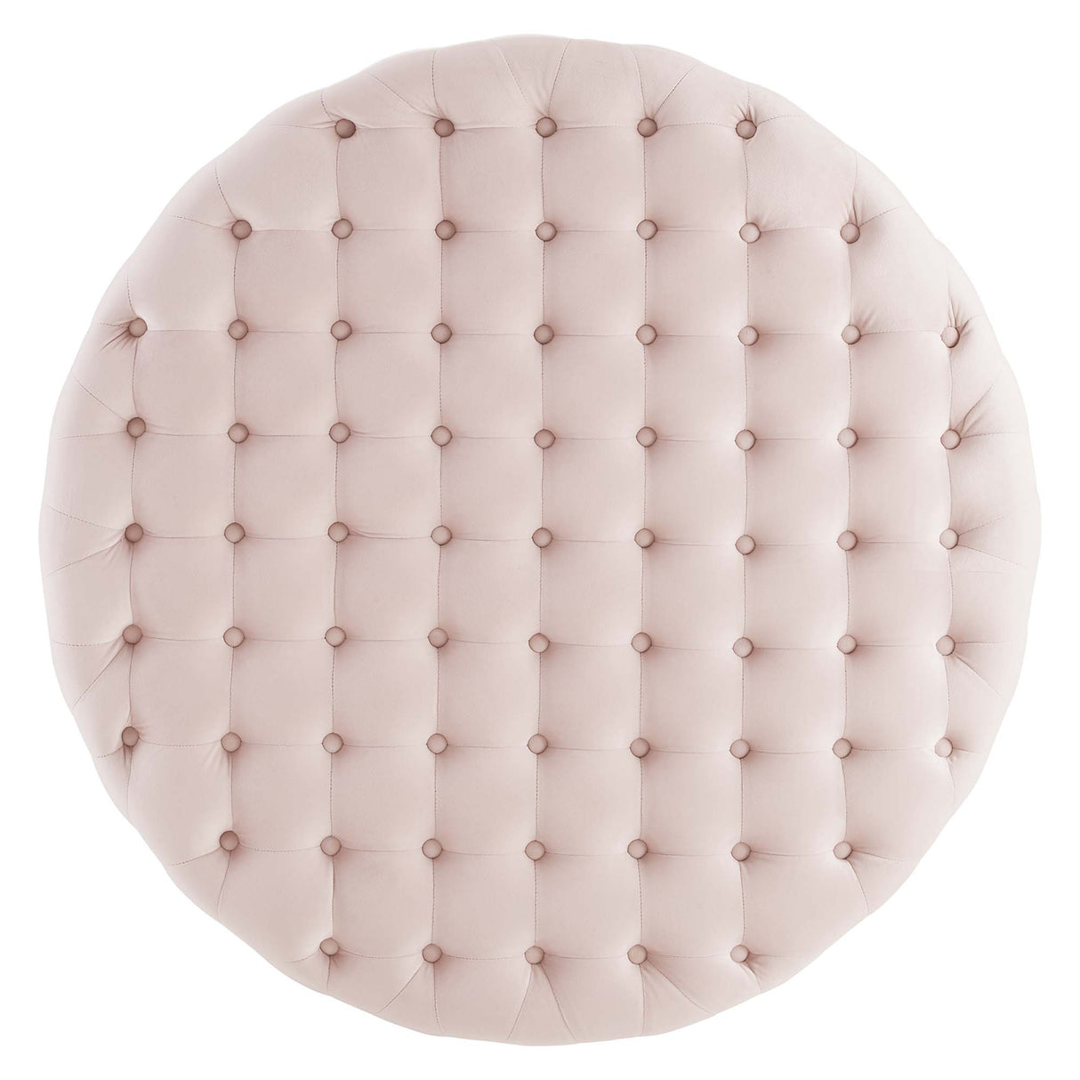 Ensconce Tufted Performance Velvet Round Ottoman by Modway
