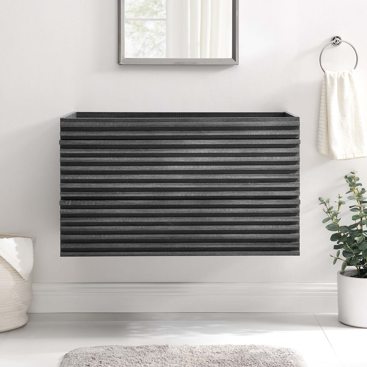 Render 36" Wall-Mount Bathroom Vanity Cabinet by Modway