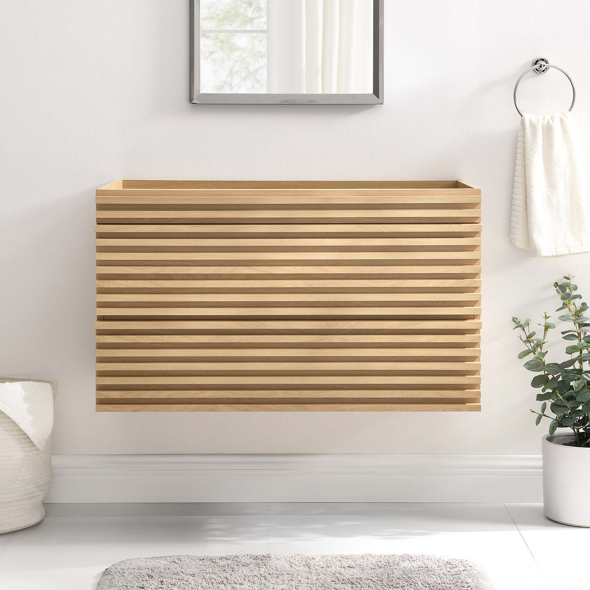 Render 36" Wall-Mount Bathroom Vanity Cabinet by Modway