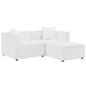 Saybrook Outdoor Patio Upholstered Loveseat and Ottoman Set by Modway