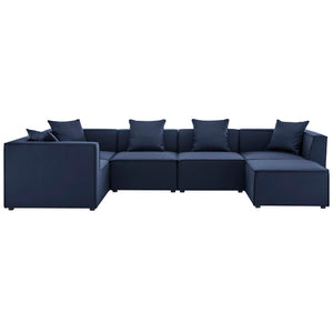 Saybrook 6-Piece Outdoor Patio Upholstered Sectional Sofa by Modway