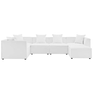Saybrook 6-Piece Outdoor Patio Upholstered Sectional Sofa by Modway
