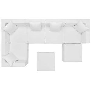 Saybrook 7-Piece Outdoor Patio Upholstered Sectional Sofa by Modway