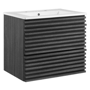 Render 24" Wall-Mount Bathroom Vanity by Modway