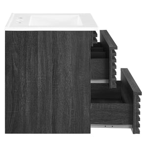 Render 24" Wall-Mount Bathroom Vanity by Modway