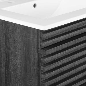 Render 24" Wall-Mount Bathroom Vanity by Modway