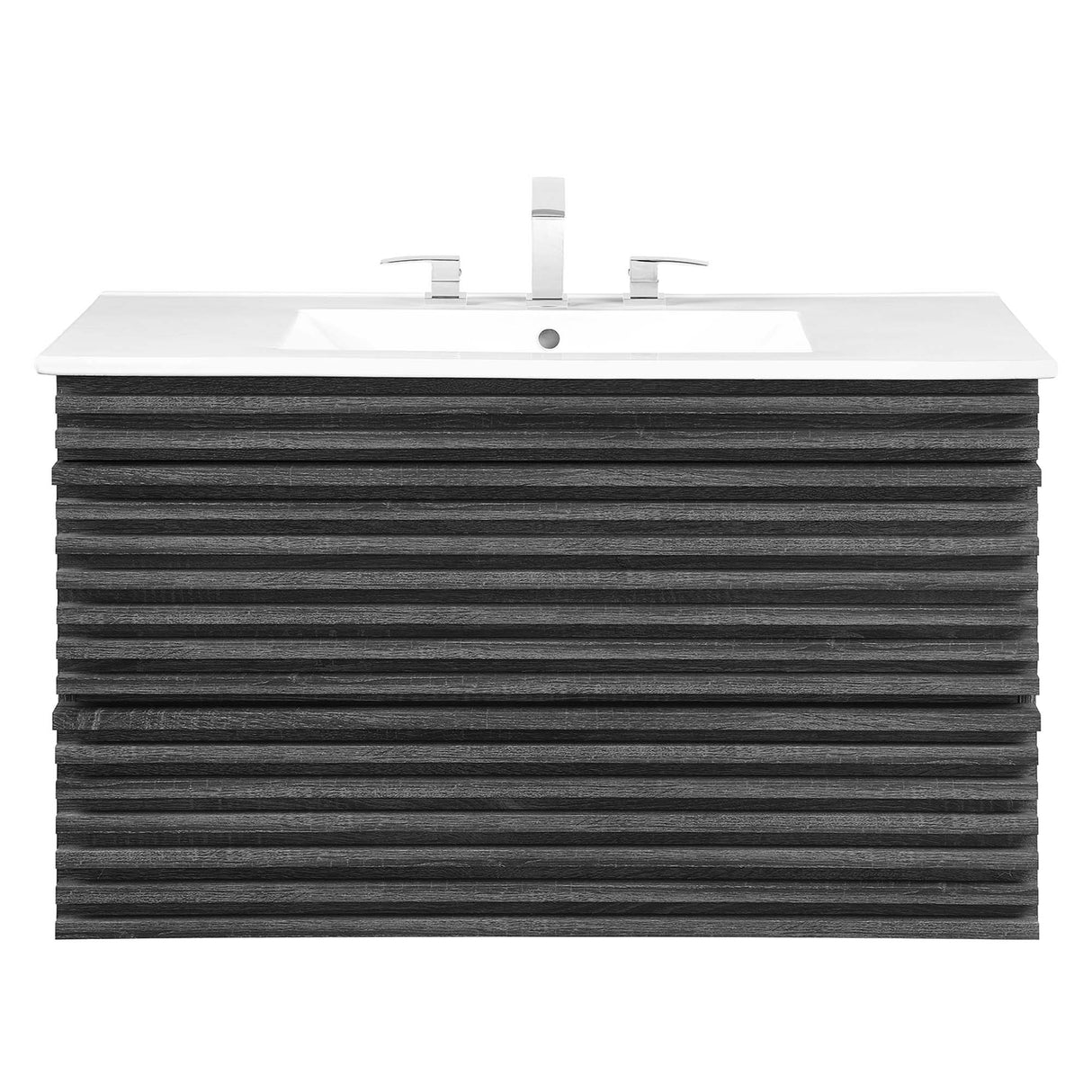 Render 36" Wall-Mount Bathroom Vanity by Modway