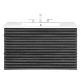 Render 36" Wall-Mount Bathroom Vanity by Modway