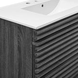 Render 36" Wall-Mount Bathroom Vanity by Modway