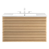 Render 36" Wall-Mount Bathroom Vanity by Modway