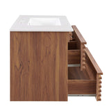 Render 36" Wall-Mount Bathroom Vanity by Modway