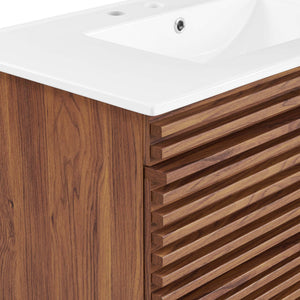 Render 36" Wall-Mount Bathroom Vanity by Modway