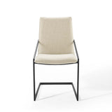 Pitch Upholstered Fabric Dining Armchair Set of 2 by Modway