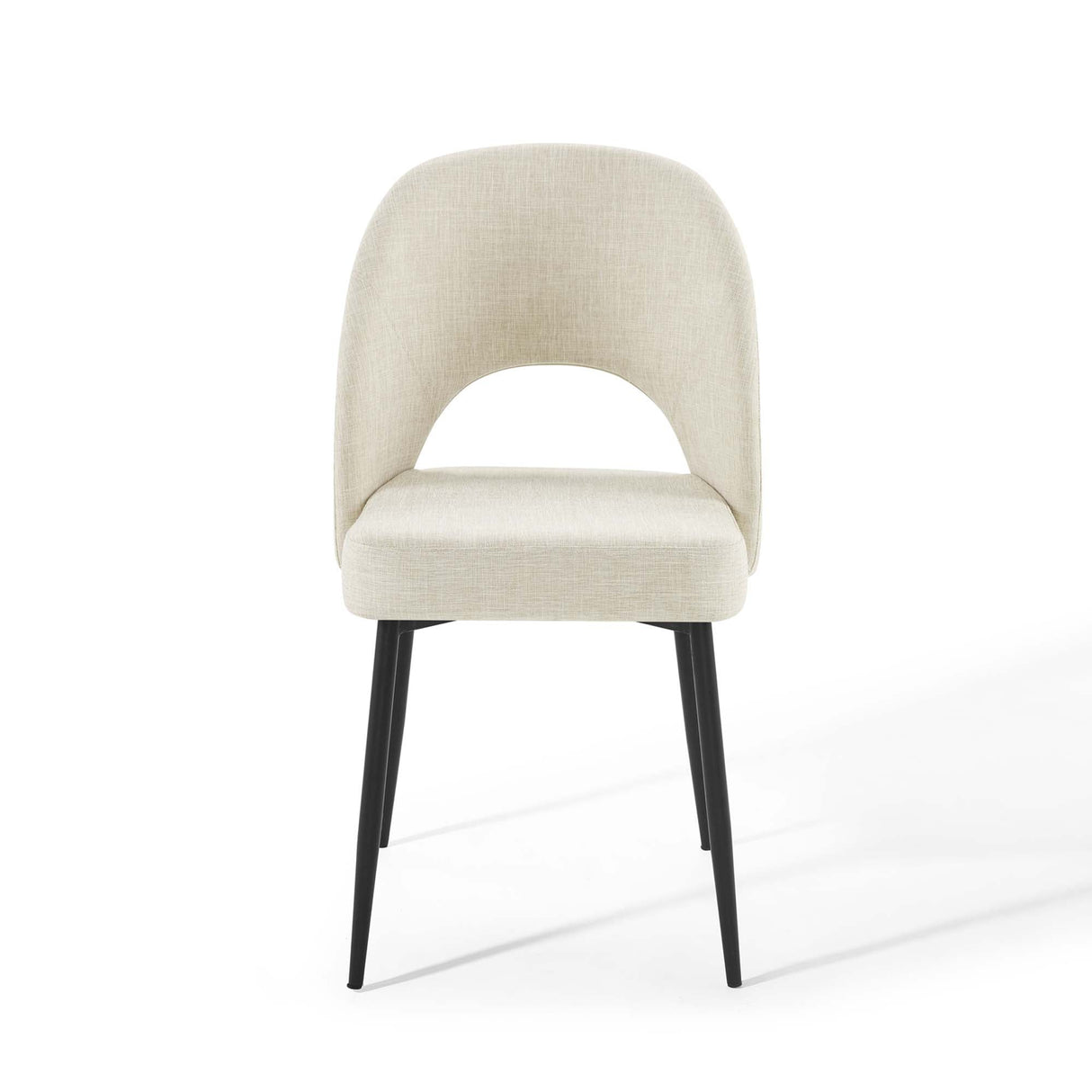 Rouse Upholstered Fabric Dining Side Chair Set of 2 by Modway
