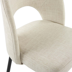 Rouse Upholstered Fabric Dining Side Chair Set of 2 by Modway