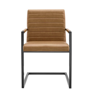 Savoy Vegan Leather Dining Chairs Set of 2 by Modway