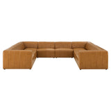 Bartlett 8-Piece Vegan Leather Sectional Sofa
