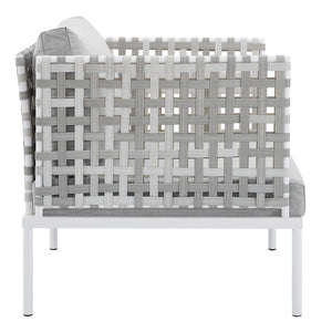 Harmony Sunbrella Basket Weave Outdoor Patio Aluminum Armchair by Modway