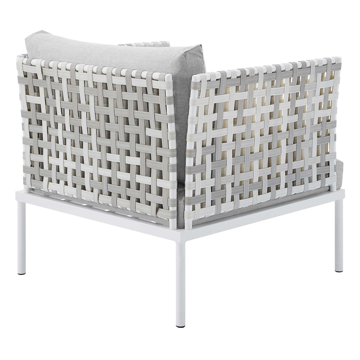 Harmony Sunbrella Basket Weave Outdoor Patio Aluminum Armchair by Modway