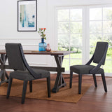 Cambridge Upholstered Fabric Dining Chairs Set of 2 by Modway