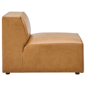 Mingle Vegan Leather Armless Chair by Modway