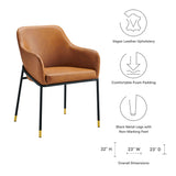 Jovi Vegan Leather Dining Chair by Modway