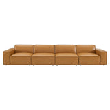 Restore 4-Piece Vegan Leather Sofa by Modway