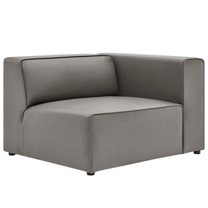 Mingle 3-Piece Vegan Leather Sectional Sofa by Modway