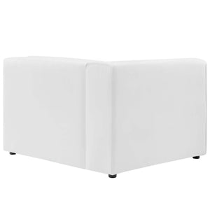 Mingle 4-Piece Vegan Leather Sectional Sofa by Modway