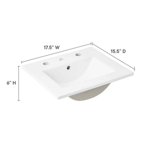 Cayman 18" Bathroom Sink by Modway