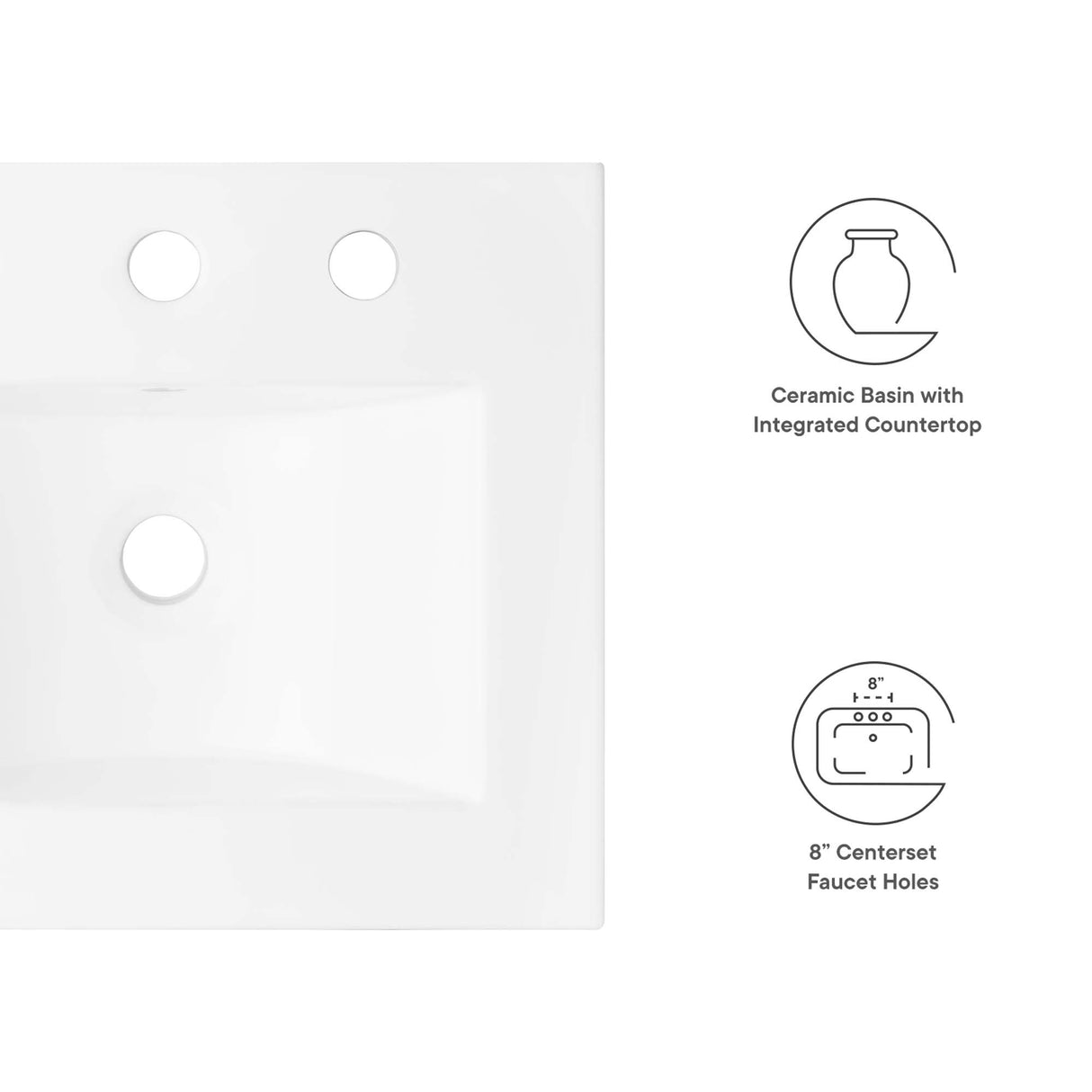 Cayman 18" Bathroom Sink by Modway
