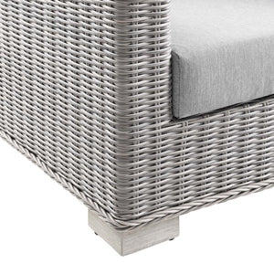 Conway Outdoor Patio Wicker Rattan Loveseat by Modway