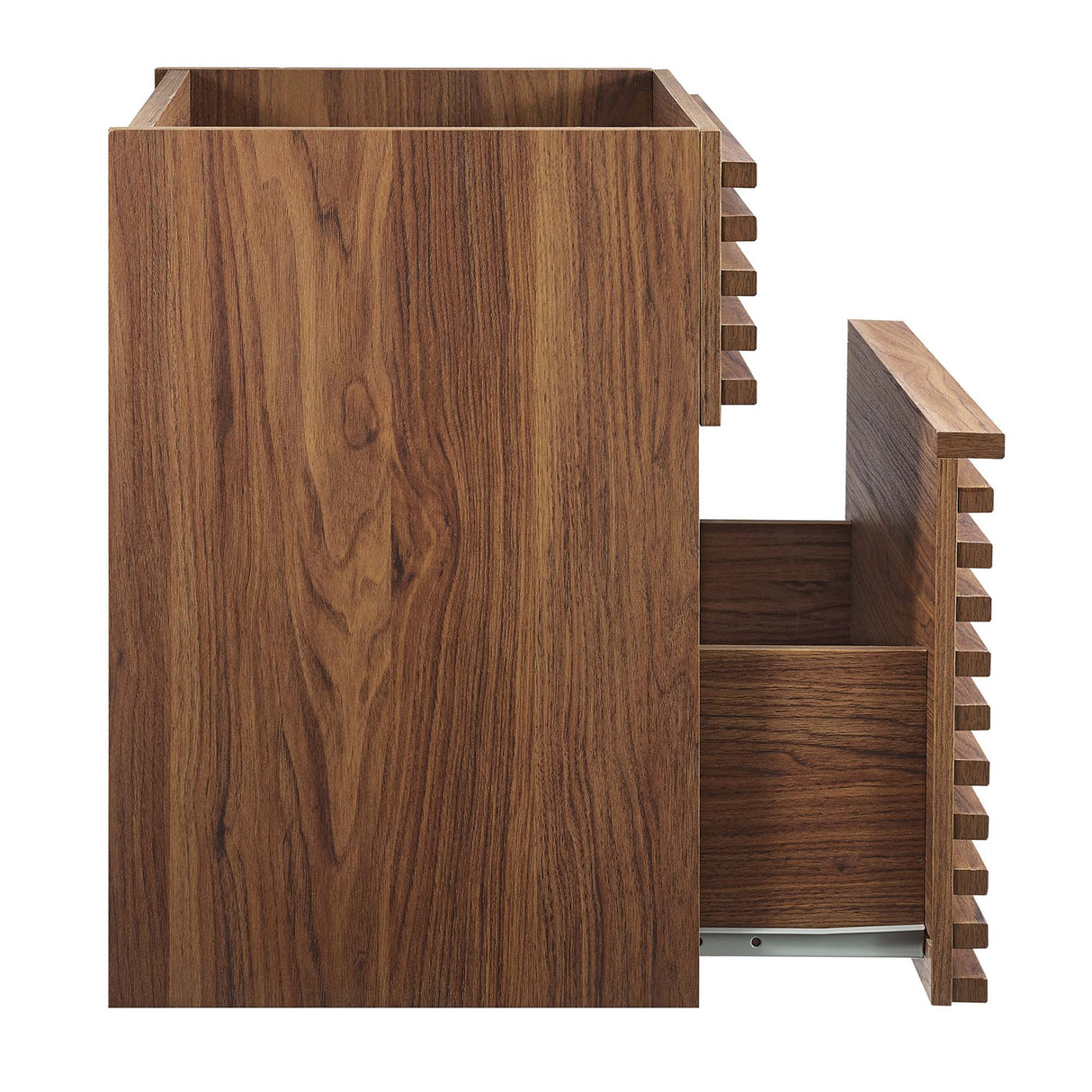 Render 18" Wall-Mount Bathroom Vanity Cabinet (Walnut) by Modway