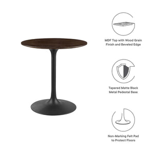 Lippa 28" Round Wood Dining Table by Modway