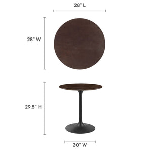 Lippa 28" Round Wood Dining Table by Modway